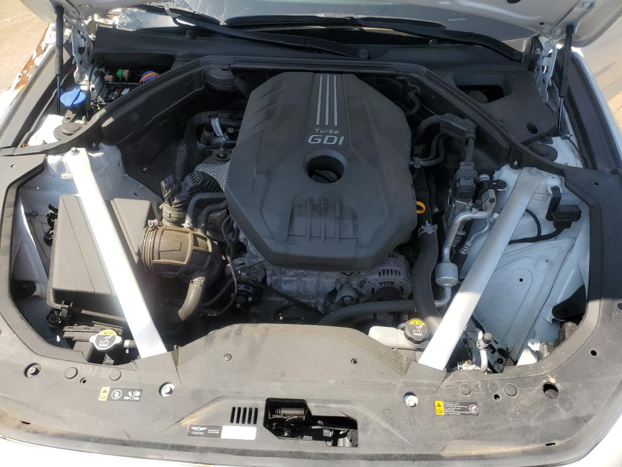 2020 Genesis G70 VIN KMTG64LA6LU062350 Copart auction photo, all over damage thumbnail 11
