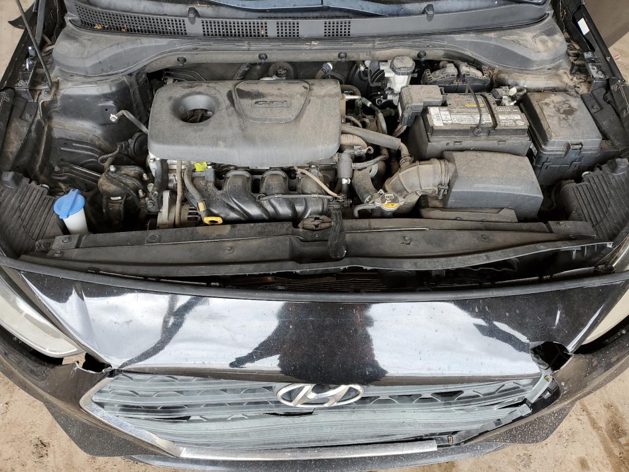 2018 Hyundai Accent VIN 3KPC24A30JE031846 Copart auction photo, front end damage thumbnail 11