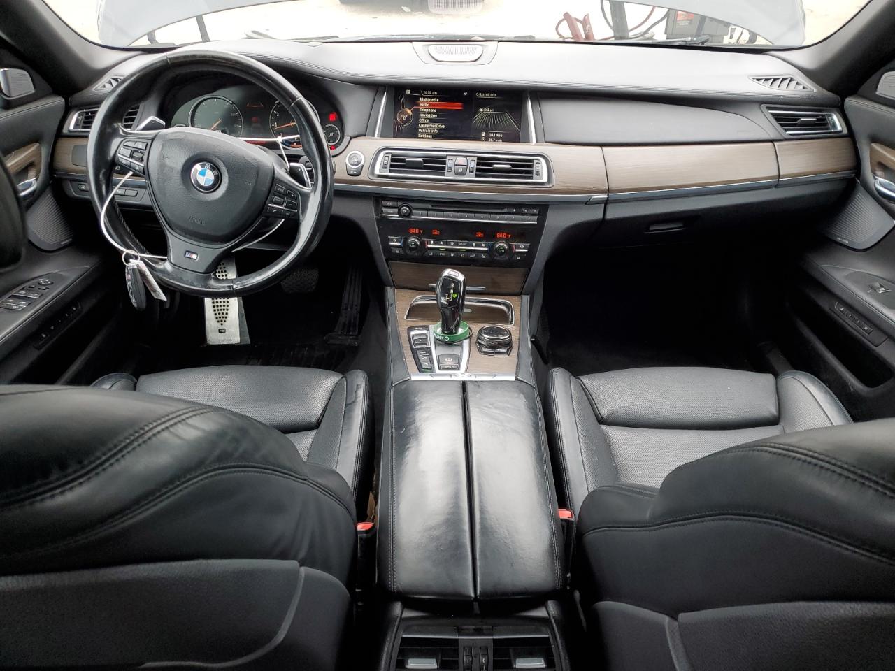 2015 BMW 7er VIN WBAYF8C52FD655024 Copart auction photo, side damage thumbnail 8