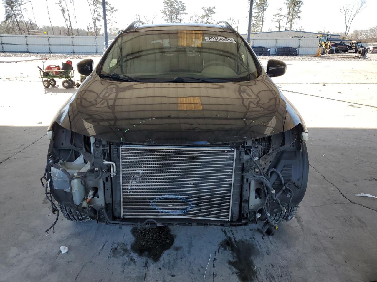 2009 Nissan Murano VIN JN8AZ18U19W019307 Copart auction photo, front end damage thumbnail 5
