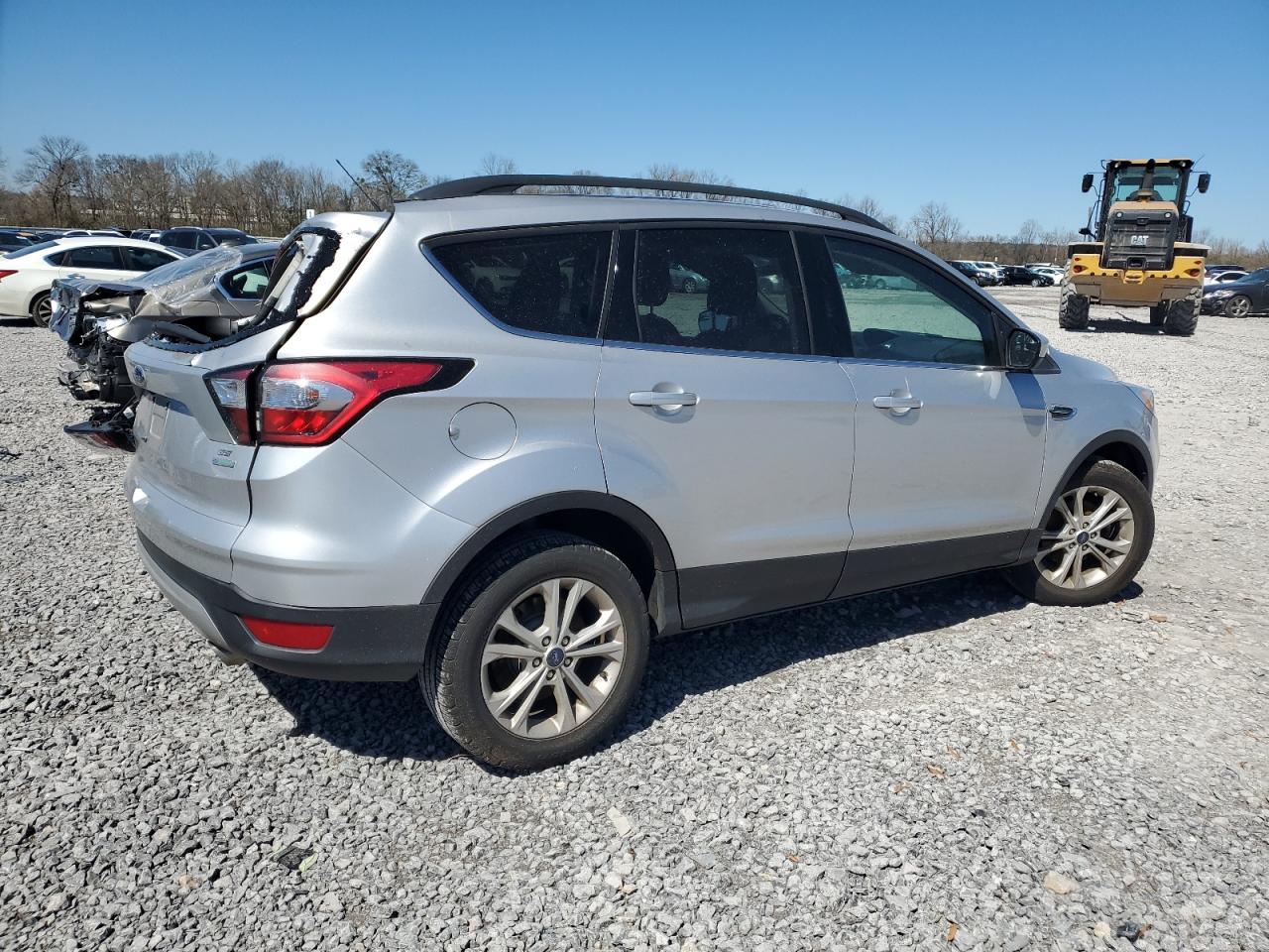2018 Ford Escape VIN 1FMCU0GD7JUC02978 Copart auction photo, all over damage thumbnail 3