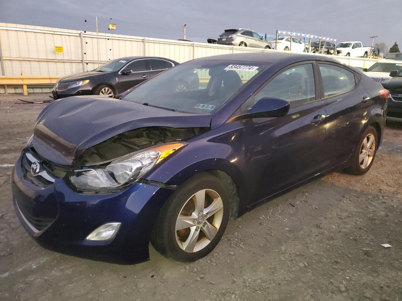 2013 Hyundai Elantra VIN 5NPDH4AE3DH303021