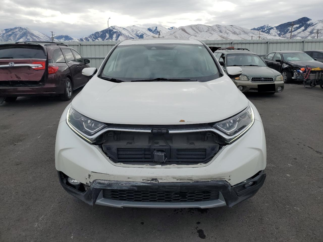 2017 Honda CR-V VIN 5J6RW2H80HL047450 Copart auction photo, front end damage thumbnail 5