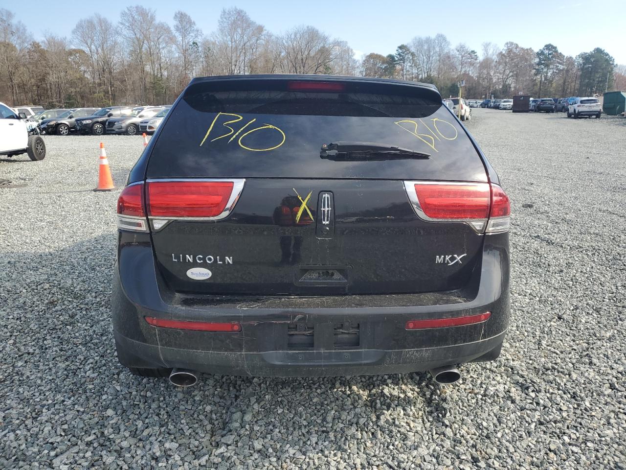 2013 Lincoln MKX VIN 2LMDJ6JK5DBL41318 Copart auction photo, all over damage thumbnail 6