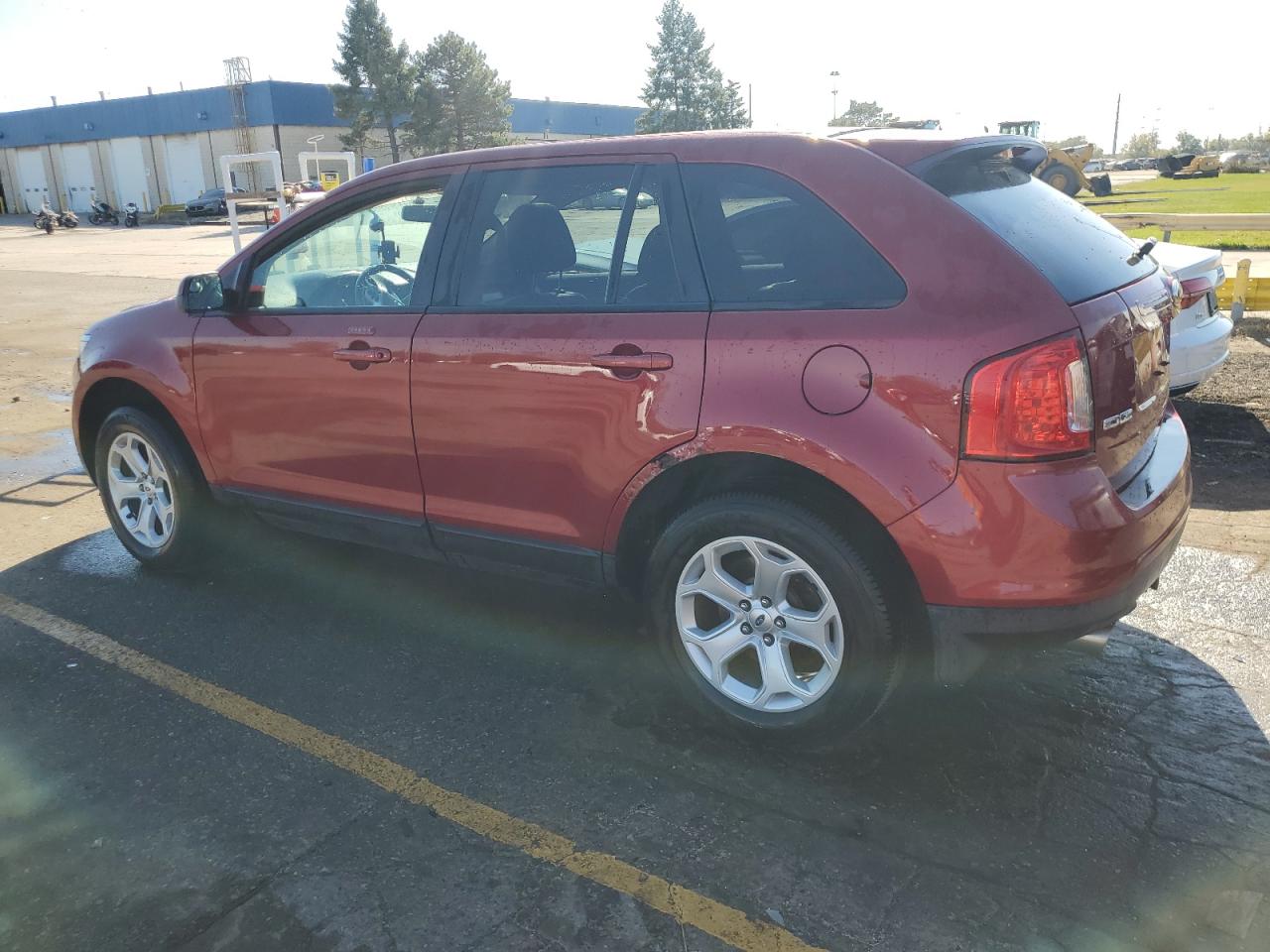 2013 Ford Edge VIN 2FMDK3JC3DBA27201 Copart auction photo, side damage thumbnail 2