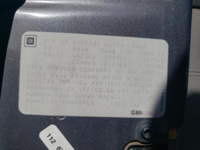 1993 Cadillac Eldorado VIN 1G6EL12B1PU616913 Copart auction photo, side damage thumbnail 12
