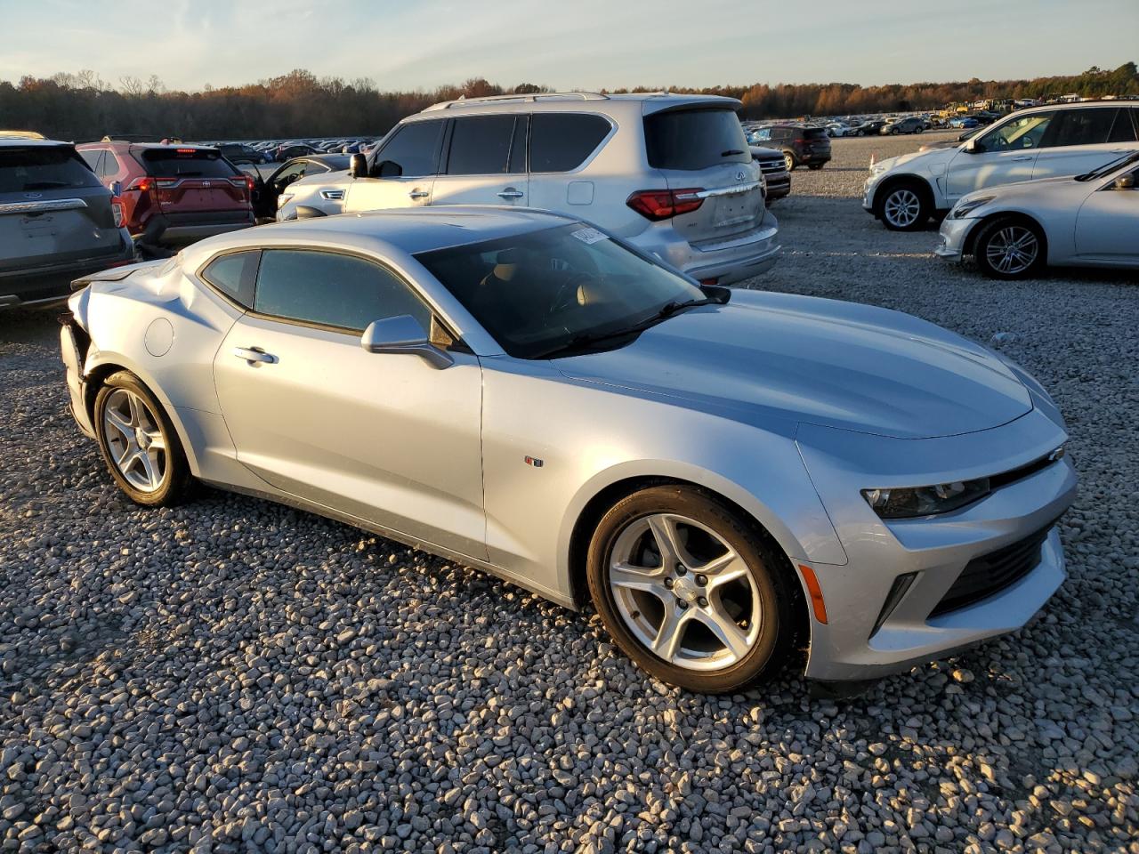 2017 Chevrolet Camaro VIN 1G1FA1RX7H0153847 Copart auction photo, rear end / side damage thumbnail 4