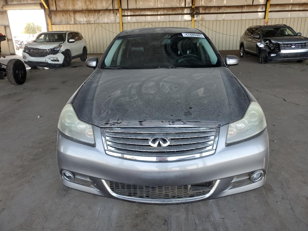 2009 Infiniti M VIN JNKCY01F49M852798 Copart auction photo, side / front end damage thumbnail 5