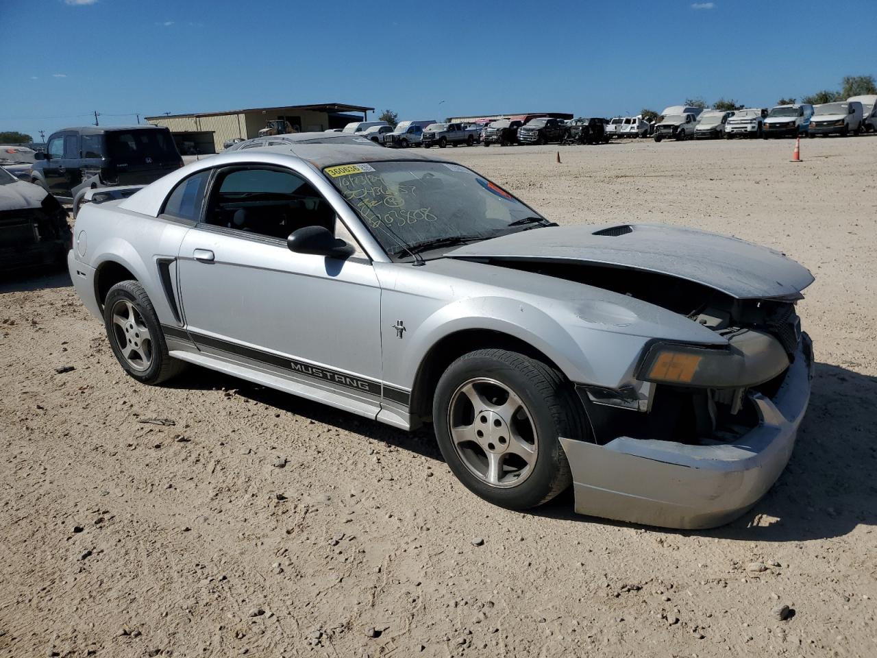 2002 Ford Mustang VIN 1FAFP40412F203808 Copart auction photo, front end damage thumbnail 4