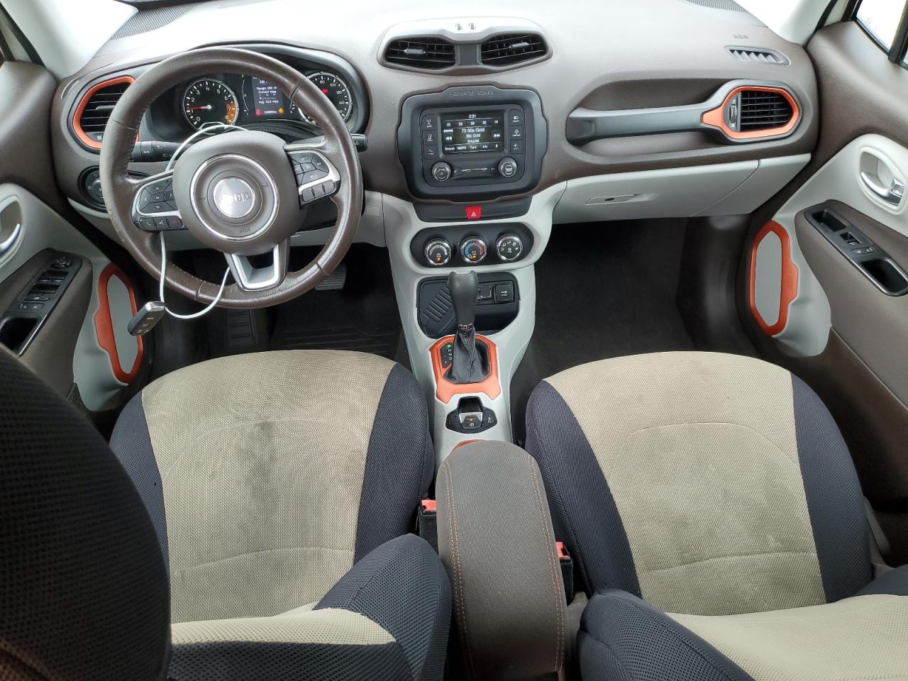 2017 Jeep Renegade VIN ZACCJABB0HPE87446 Copart auction photo, front end damage thumbnail 8