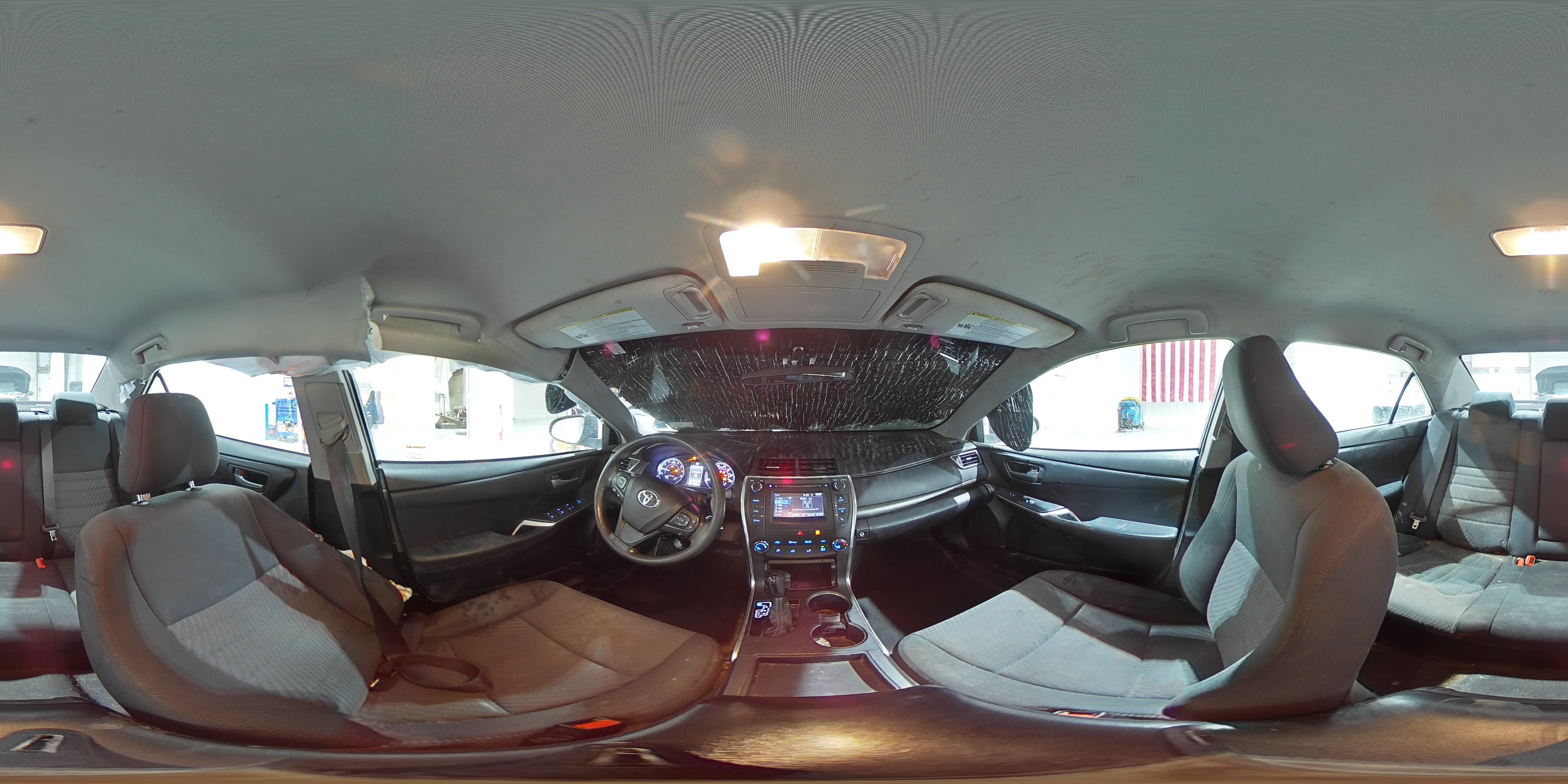 2016 Toyota Camry VIN 4T4BF1FK2GR552206 Copart auction photo, side damage thumbnail 14