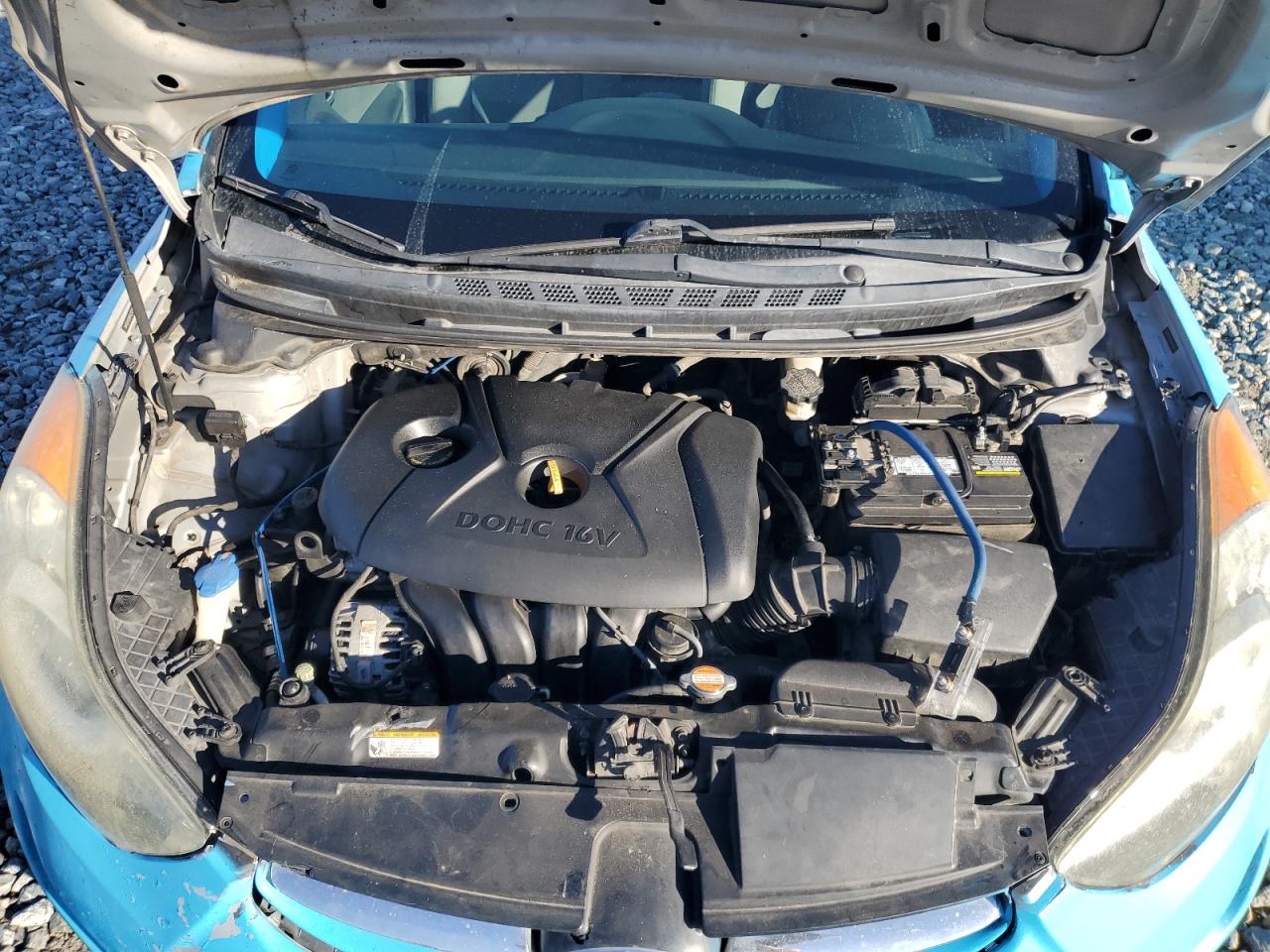 2011 Hyundai Elantra VIN 5NPDH4AE8BH024709 Copart auction photo, all over damage thumbnail 11