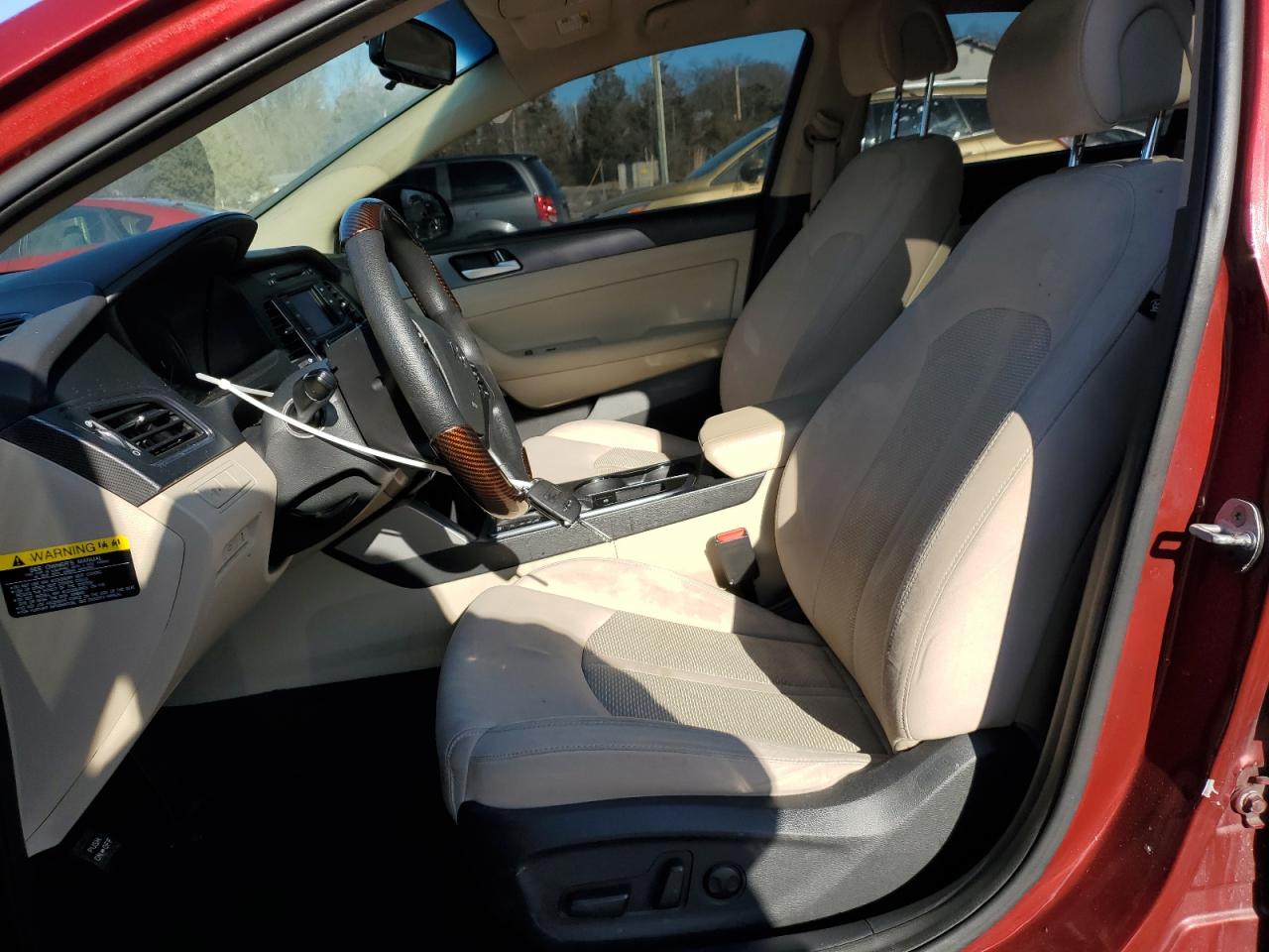 2015 Hyundai Sonata VIN 5NPE34AF4FH260193 Copart auction photo, rear end / side damage thumbnail 7