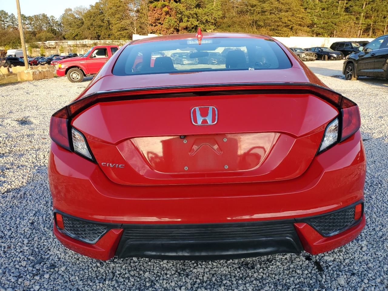 2019 Honda Civic VIN 2HGFC3B31KH355754 Copart auction photo, front end / mechanical damage thumbnail 6