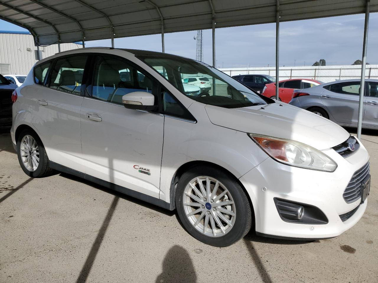 2013 Ford C-MAX VIN 1FADP5CU4DL540079 Copart auction photo, side / rear end damage thumbnail 4