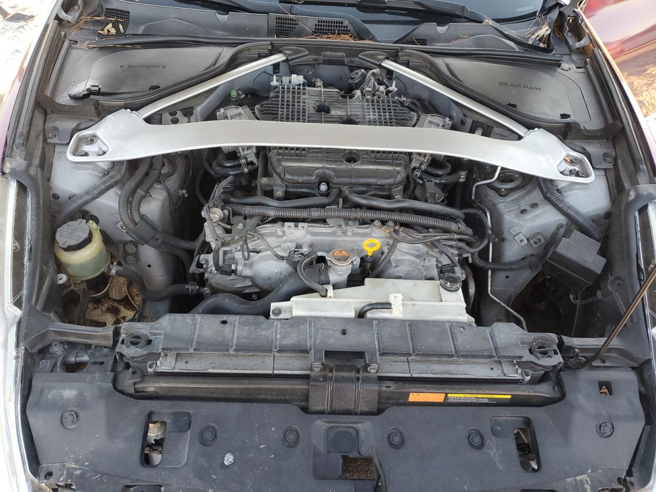 2010 Nissan 370Z VIN JN1AZ4EH5AM506663 Copart auction photo, front end / undercarriage damage thumbnail 11