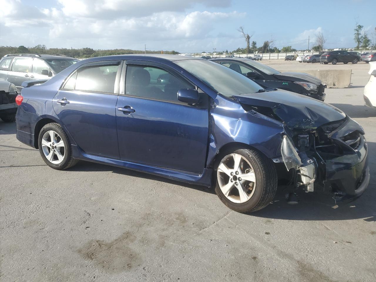 2011 Toyota Corolla VIN 2T1BU4EE8BC693045 Copart auction photo, front end damage thumbnail 4