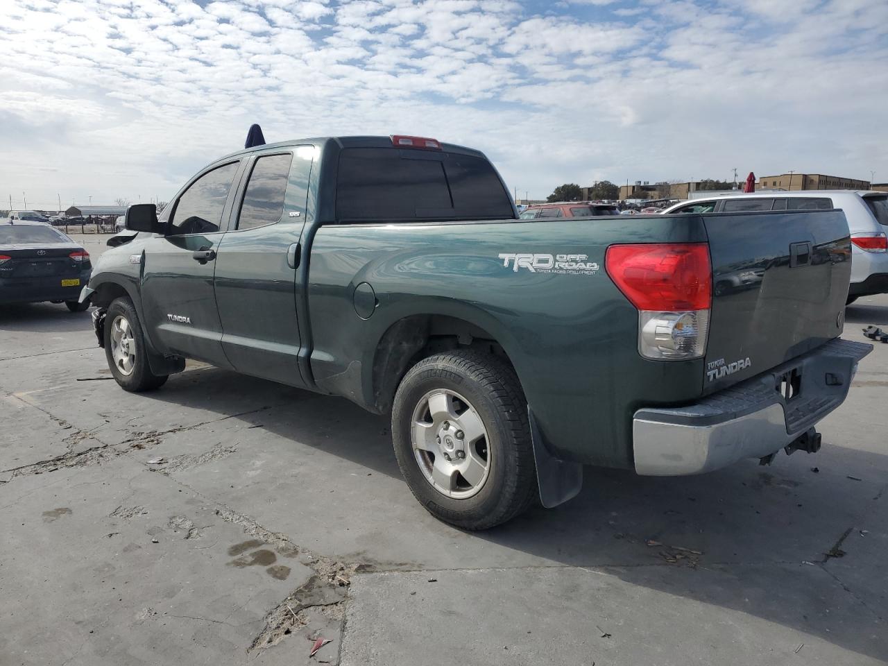 2008 Toyota Tundra VIN 5TFRV54138X048944 Copart auction photo, side / front end damage thumbnail 2