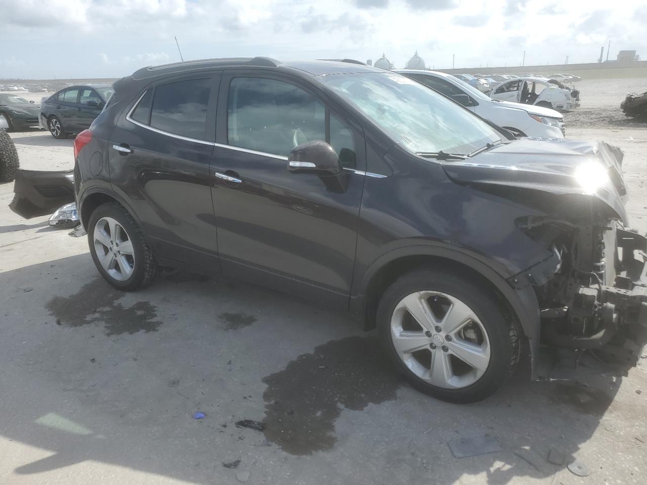 2015 Buick Encore VIN KL4CJASBXFB270035 Copart auction photo, front end damage thumbnail 4