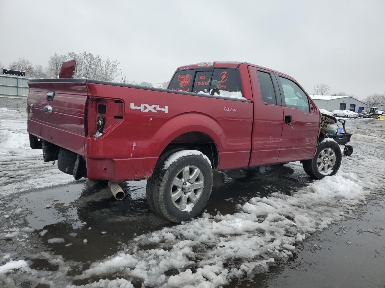 2014 Ford F-150 VIN 1FTFX1ET2EFC47247 Copart auction photo, front end / side damage thumbnail 3