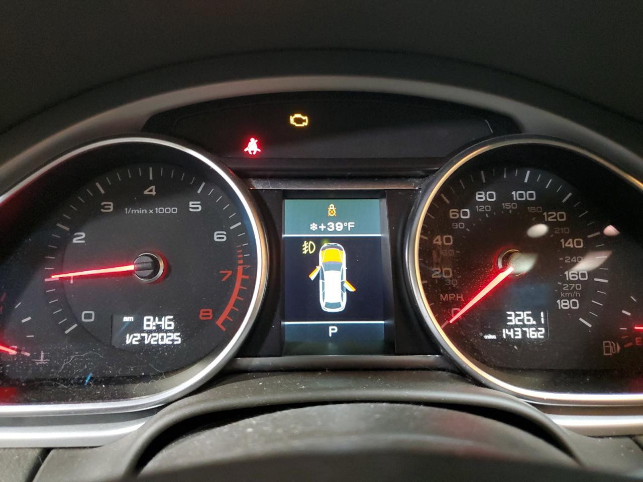 2014 Audi Q7 VIN WA1LGAFEXED015553 Copart auction photo, all over damage thumbnail 9