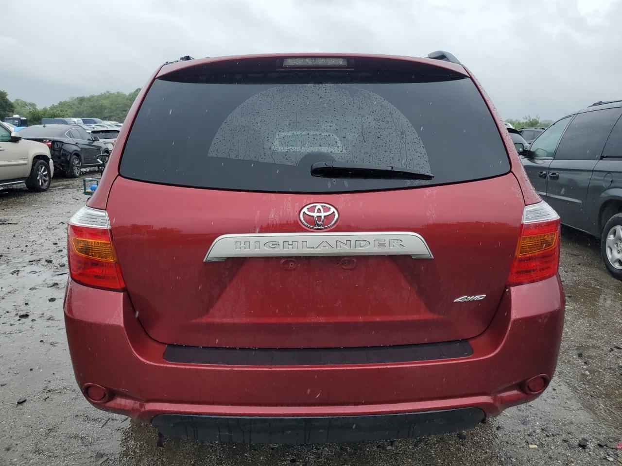 2010 Toyota Highlander VIN 5TDBK3EH1AS031601 Copart auction photo, front end / side damage thumbnail 6