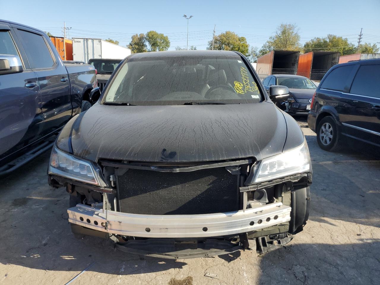 2014 Acura MDX VIN 5FRYD3H44EB007671 Copart auction photo, front end damage thumbnail 5
