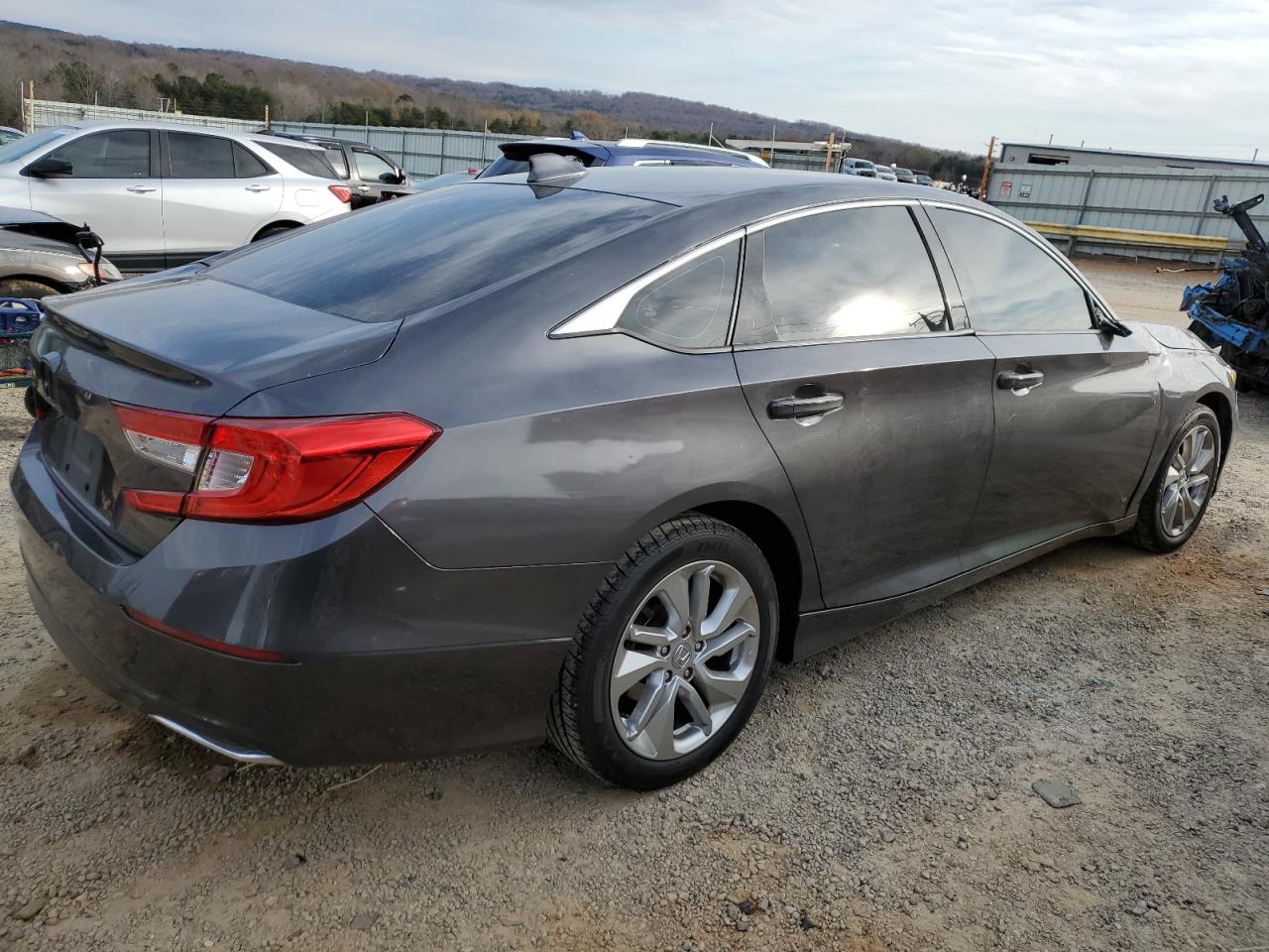 2019 Honda Accord VIN 1HGCV1F15KA166145 Copart auction photo, top/roof / front end damage thumbnail 3