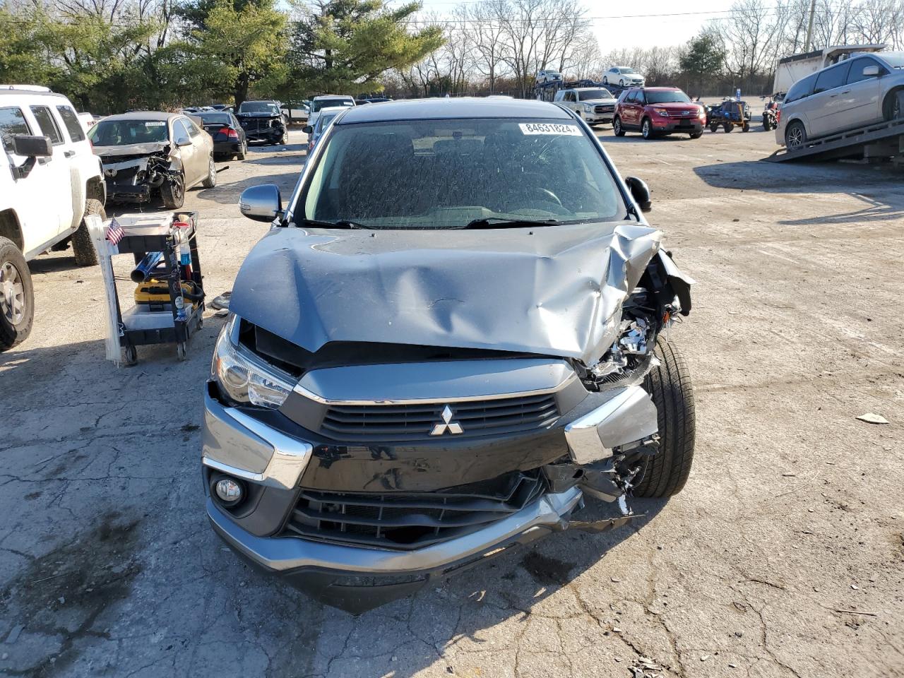 2017 Mitsubishi Outlander VIN JA4AR3AW0HZ018367 Copart auction photo, front end / side damage thumbnail 5