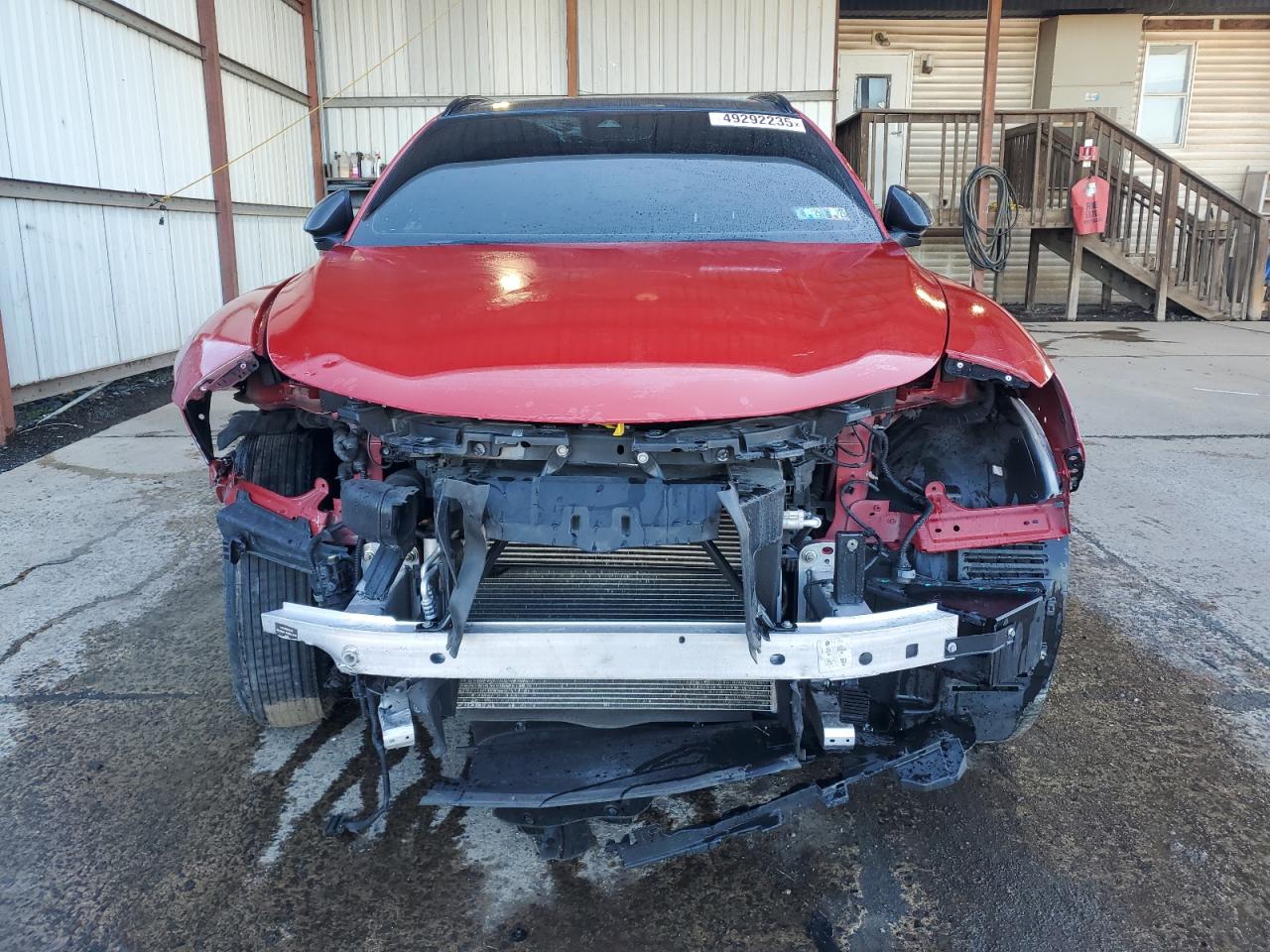 2020 Alfa Romeo Stelvio VIN ZASPAKBNXL7C97698 Copart auction photo, front end / side damage thumbnail 5
