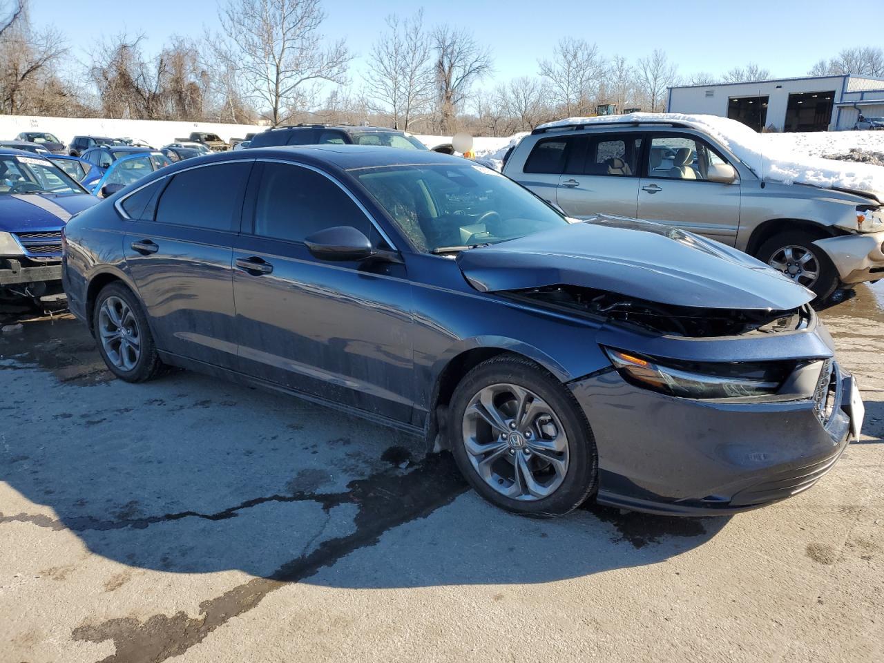 2024 Honda Accord VIN 1HGCY1F3XRA043363 Copart auction photo, front end / rear end damage thumbnail 4