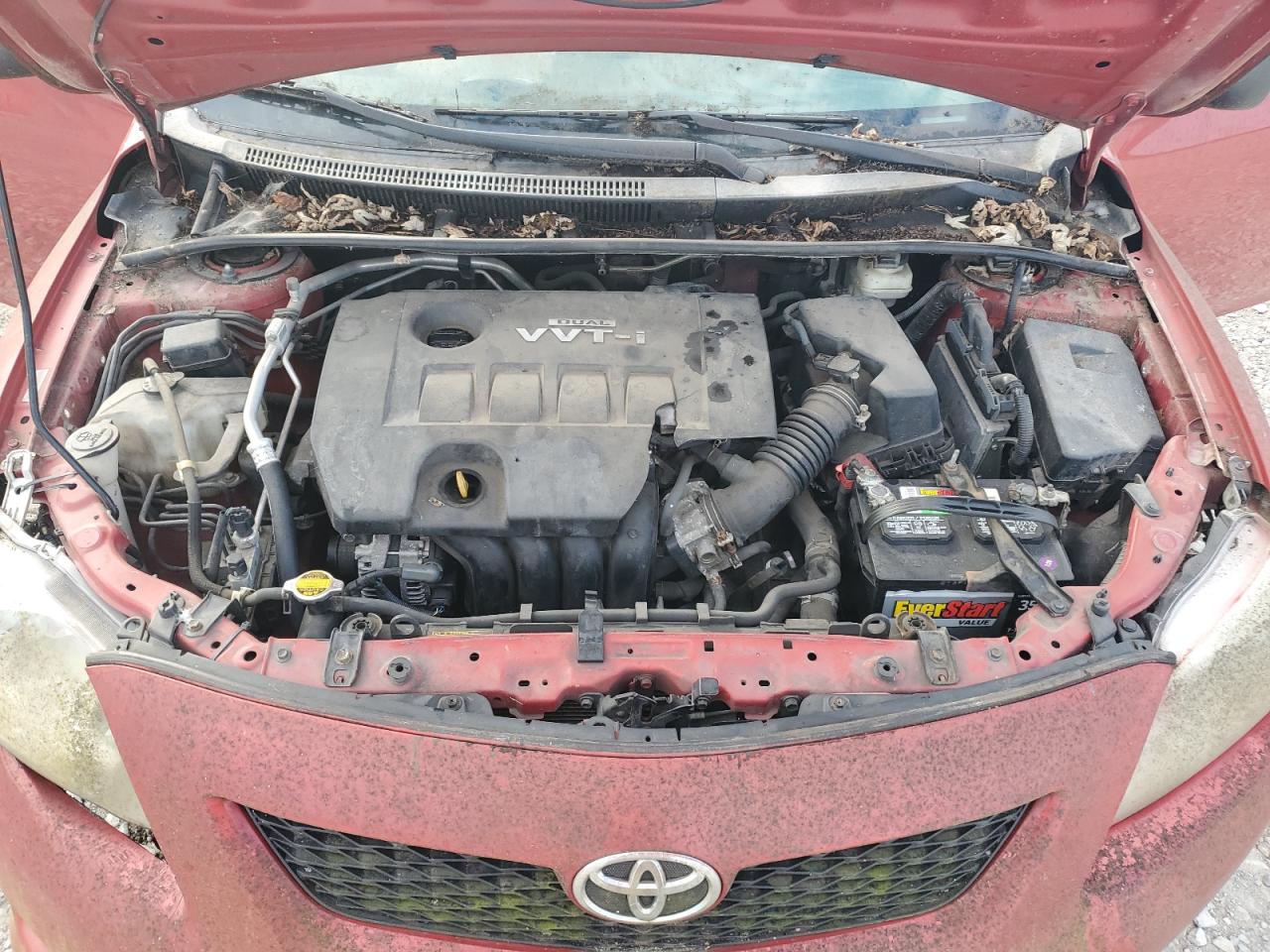 2009 Toyota Corolla VIN 1NXBU40E19Z128118 Copart auction photo, mechanical / front end damage thumbnail 12
