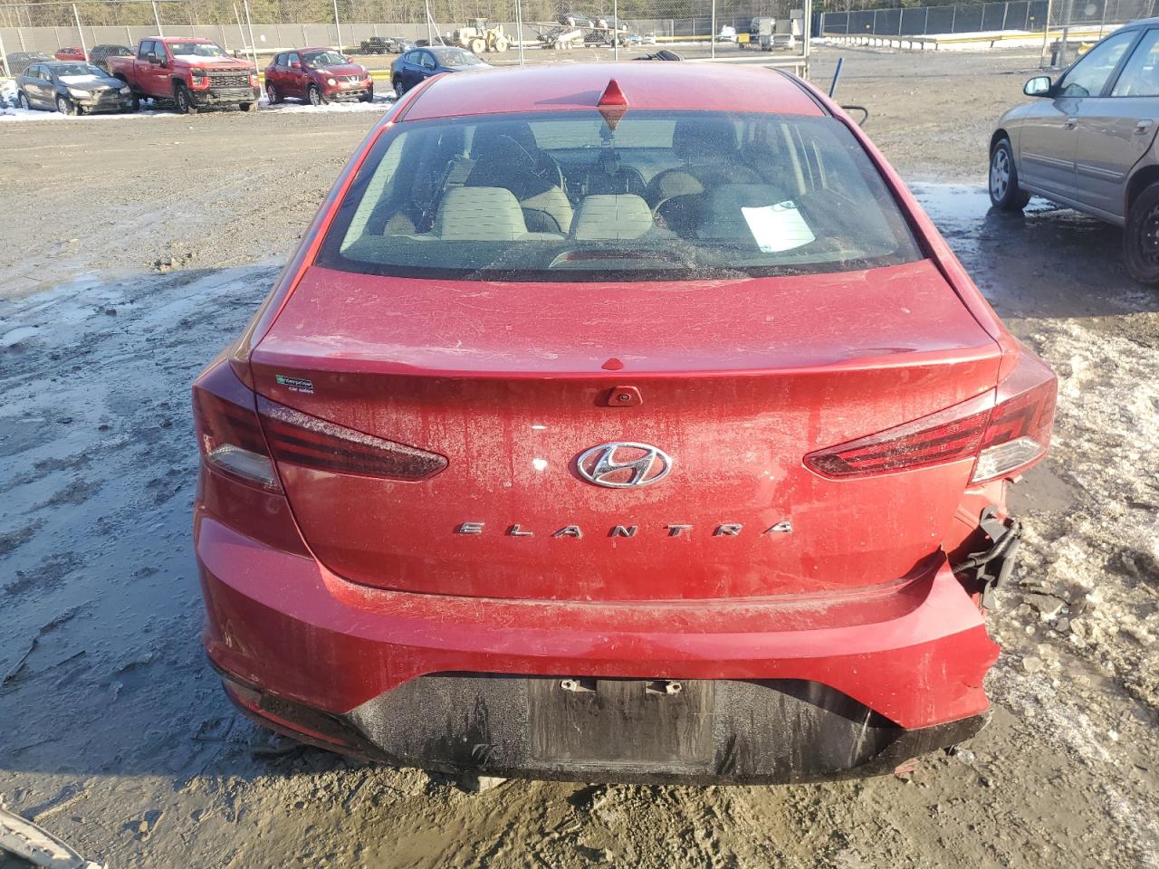 2019 Hyundai Elantra VIN 5NPD84LF9KH495032 Copart auction photo, vandalism / all over damage thumbnail 6