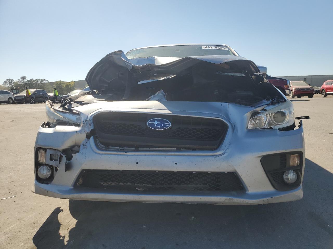 2016 Subaru WRX VIN JF1VA1E63G9833079 Copart auction photo, front end damage thumbnail 5
