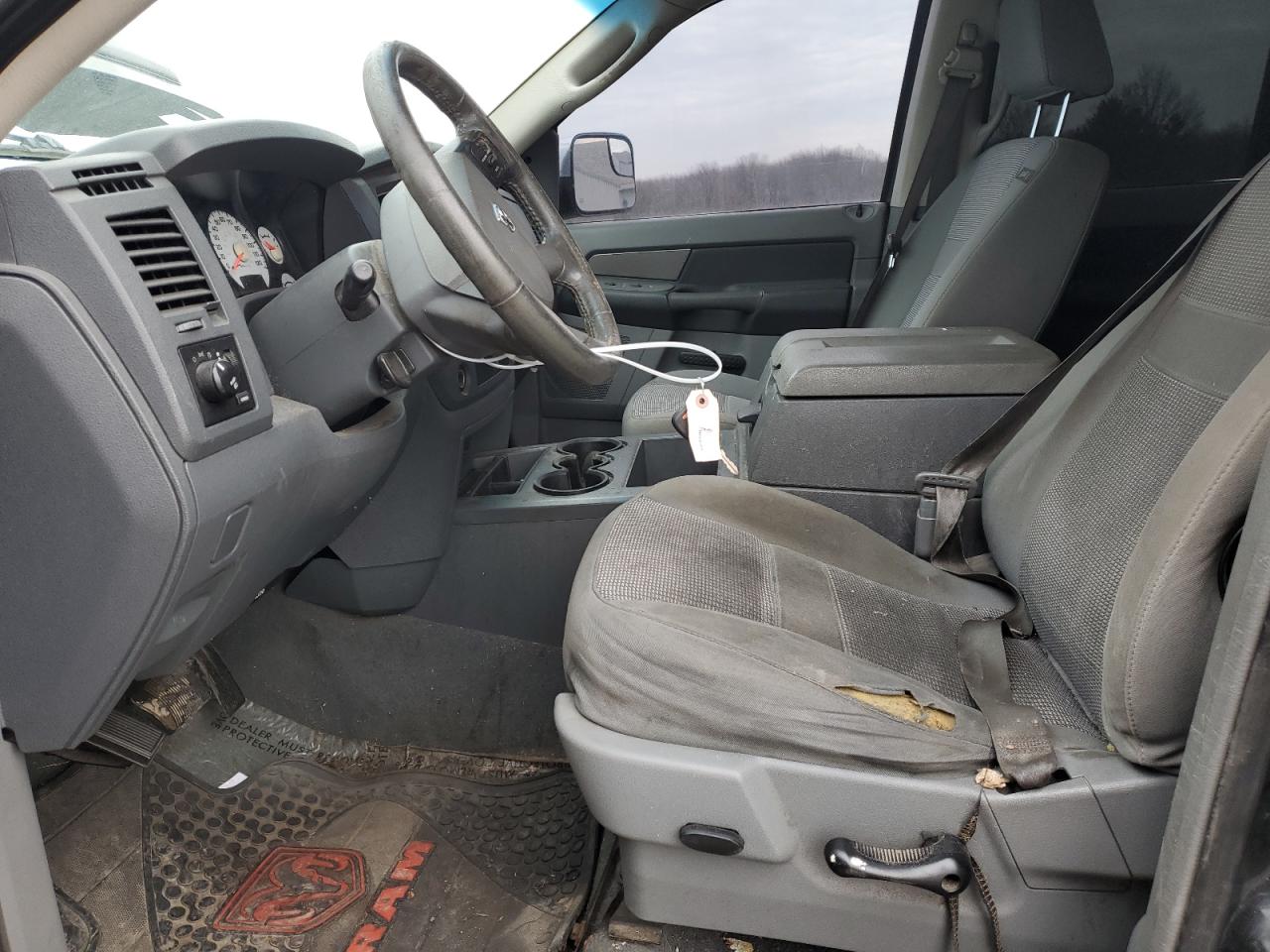 2008 Dodge RAM VIN 1D7HU182X8S517976 Copart auction photo, side damage thumbnail 7