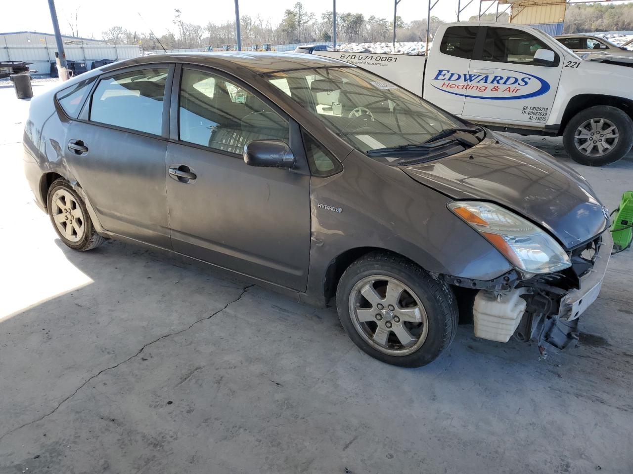 2009 Toyota Prius VIN JTDKB20U393479592 Copart auction photo, front end / side damage thumbnail 4