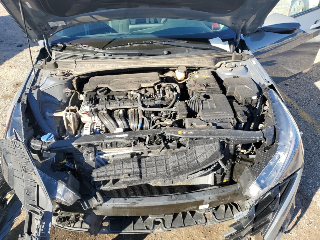 2021 Hyundai Elantra VIN KMHLL4AG5MU129191 Copart auction photo, front end / minor dent/scratches damage thumbnail 11