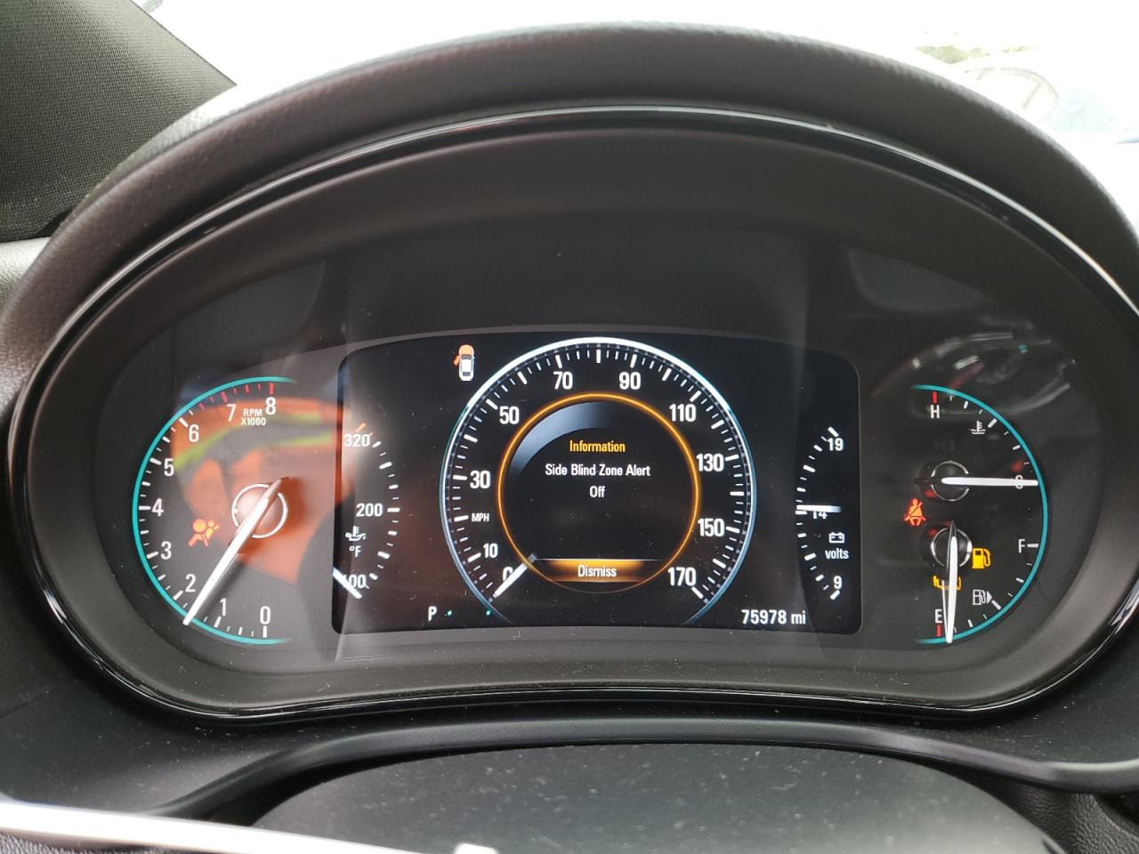 2017 Buick Regal VIN 2G4GU5GX1H9111964 Copart auction photo, front end / rear end damage thumbnail 9