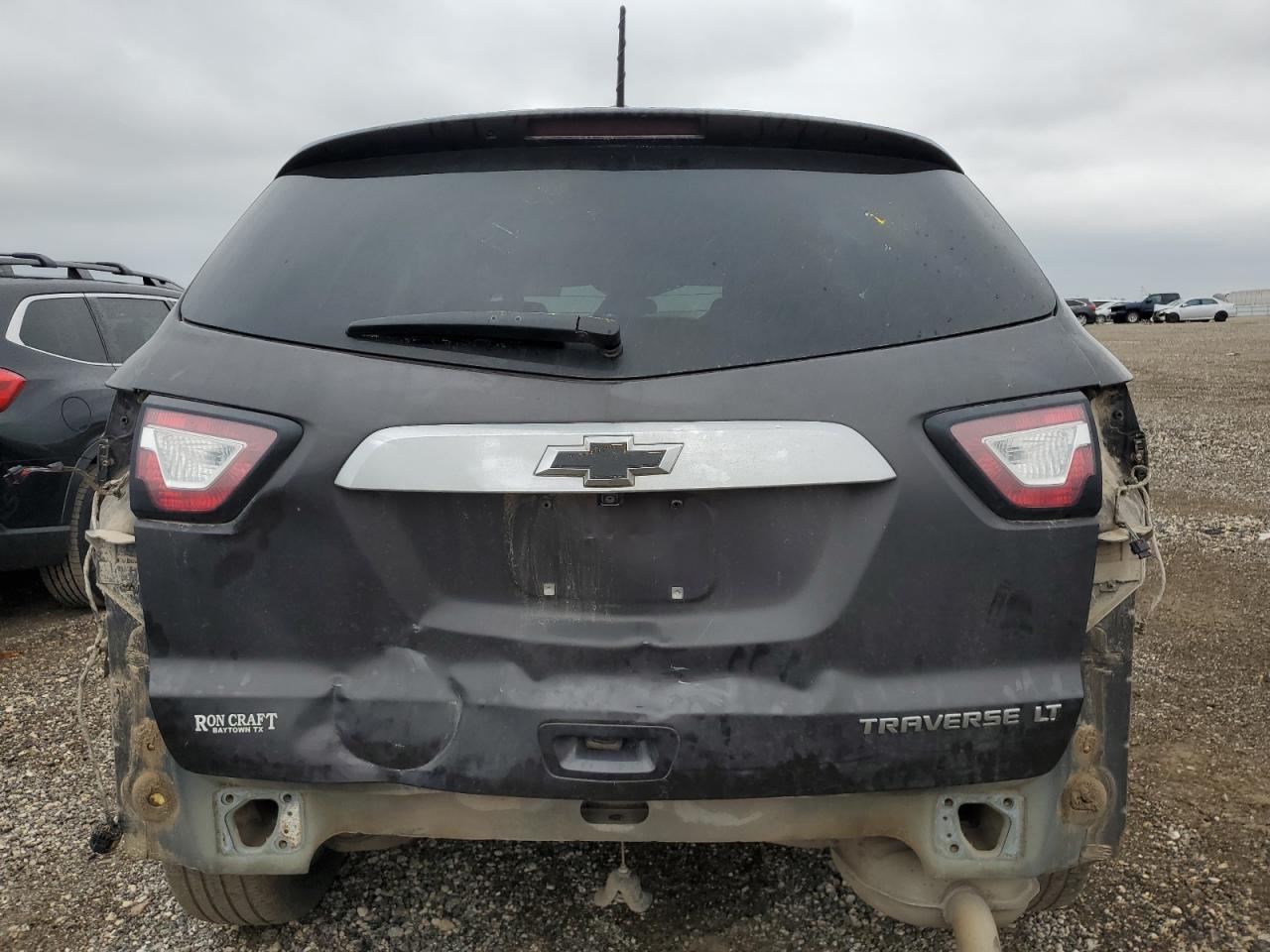 2016 Chevrolet Traverse VIN 1GNKRGKD6GJ287346 Copart auction photo, rear end / undercarriage damage thumbnail 6