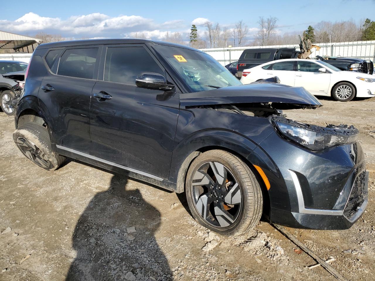 2023 KIA Soul VIN KNDJ53AU1P7856112 Copart auction photo, all over / undercarriage damage thumbnail 4