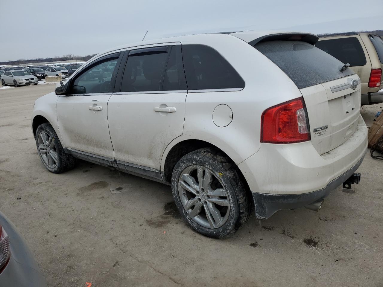 2013 Ford Edge VIN 2FMDK4KCXDBB11407 Copart auction photo, side / front end damage thumbnail 2