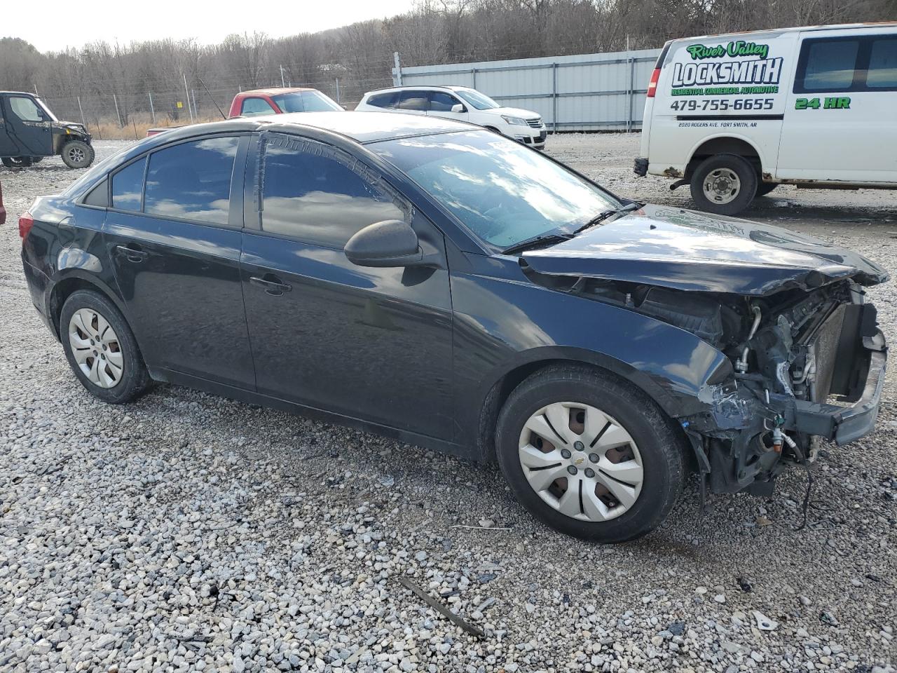 2015 Chevrolet Cruze VIN 1G1PA5SH2F7276278 Copart auction photo, front end damage thumbnail 4