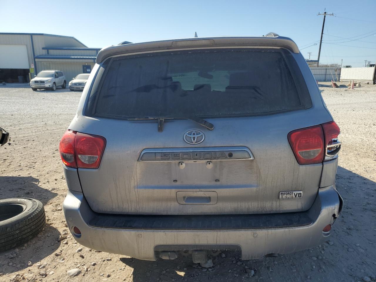 2015 Toyota Sequoia VIN 5TDKY5G15FS058401 Copart auction photo, rear end / minor dent/scratches damage thumbnail 6