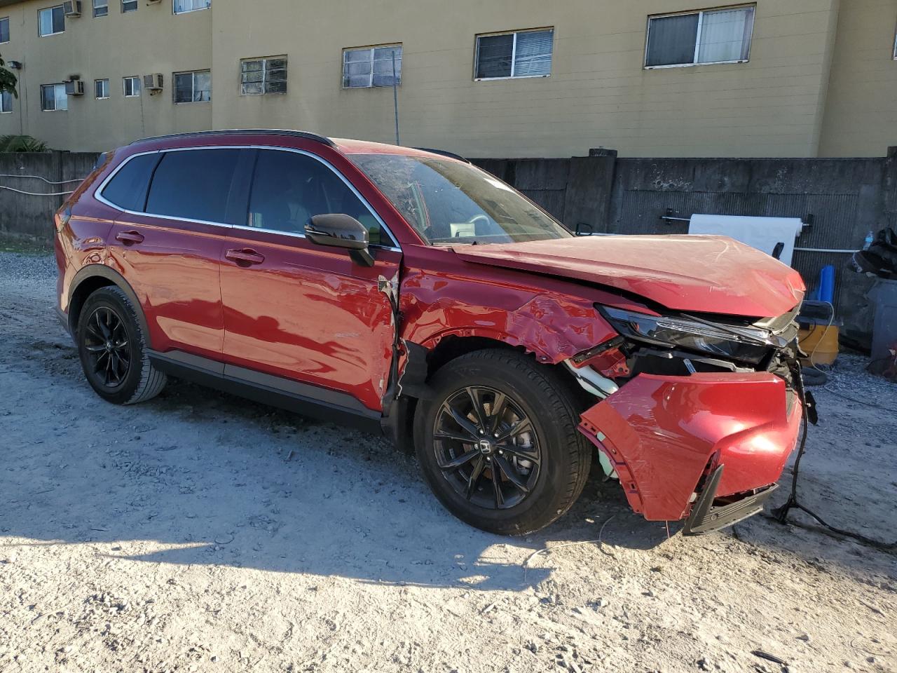 2024 Honda CR-V VIN 7FARS5H86RE026047 Copart auction photo, front end / side damage thumbnail 4