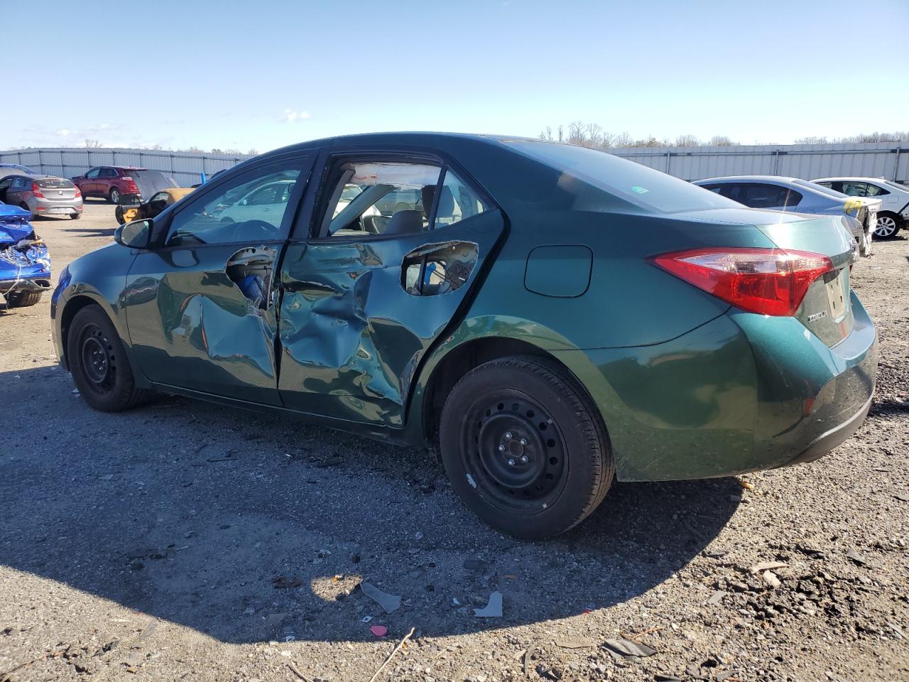 2015 Toyota Corolla VIN 2T1BURHE6FC279440 Copart auction photo, side / minor dent/scratches damage thumbnail 2