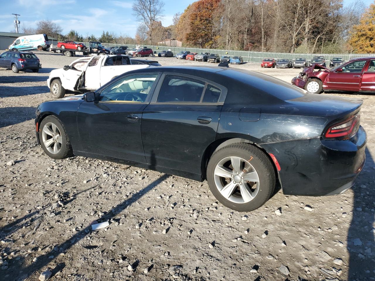2016 Dodge Charger VIN 2C3CDXHG5GH179836 Copart auction photo, side damage thumbnail 2