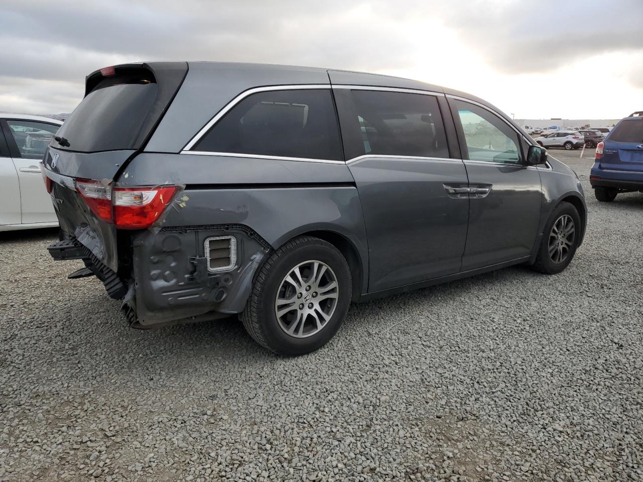 2012 Honda Odyssey VIN 5FNRL5H44CB099608 Copart auction photo, rear end damage thumbnail 3