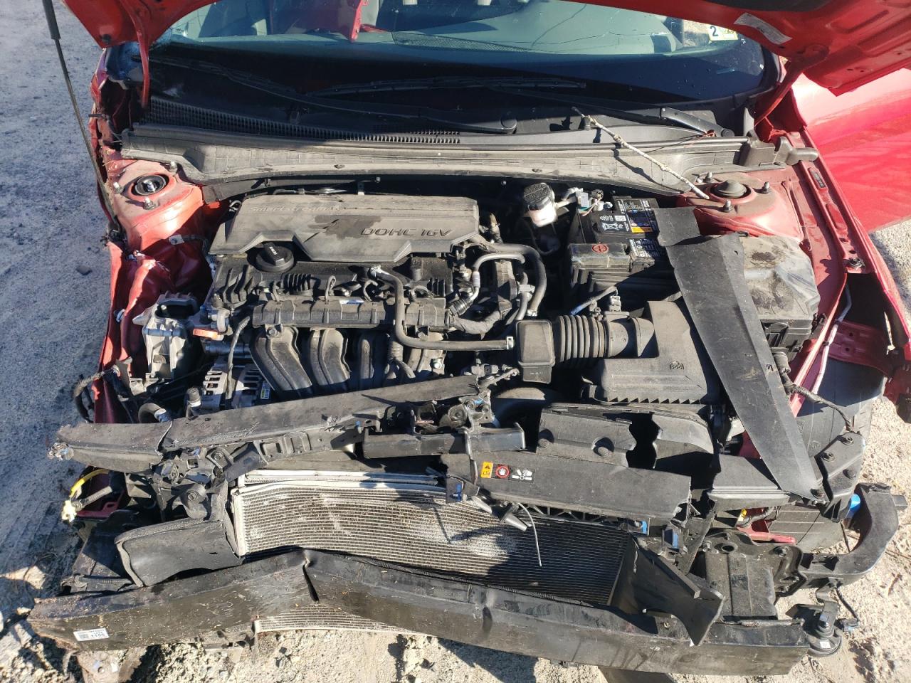 2023 Hyundai Elantra VIN 5NPLM4AGXPH103038 Copart auction photo, front end / side damage thumbnail 12