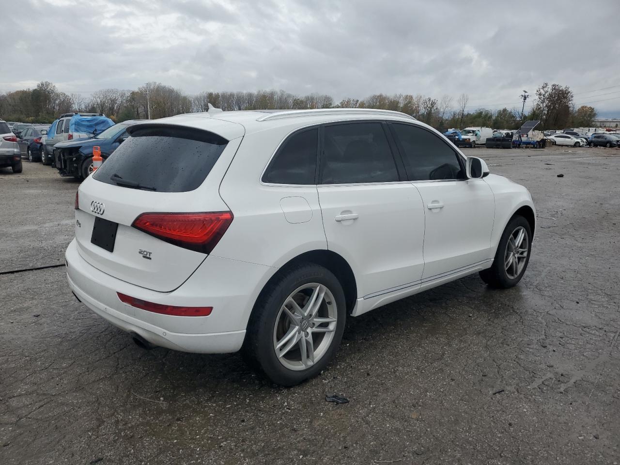 2013 Audi Q5 VIN WA1LFAFP6DA043113 Copart auction photo, hail damage thumbnail 3