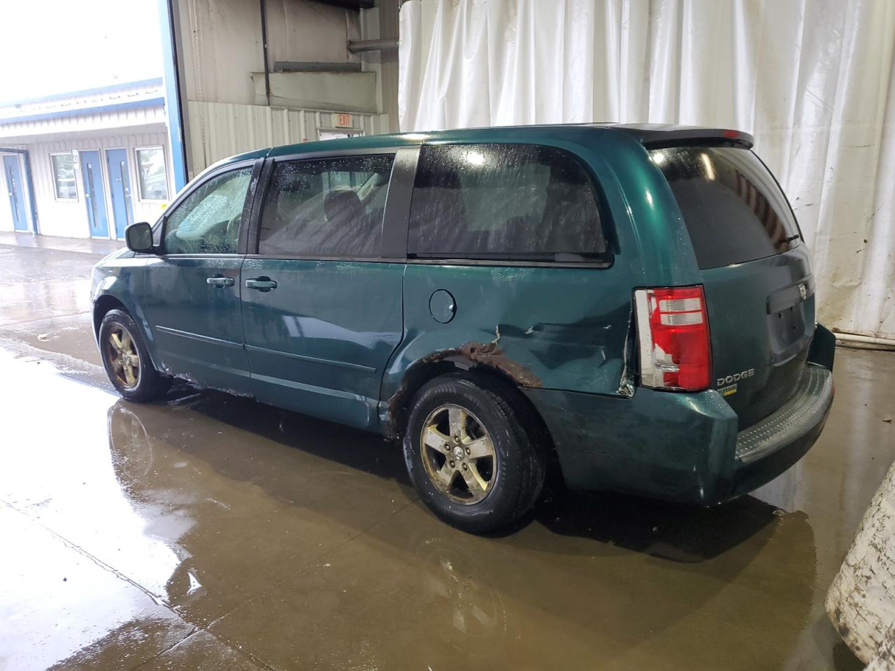 2009 Dodge Caravan VIN 2D8HN44E69R593210 Copart auction photo, rear end damage thumbnail 2